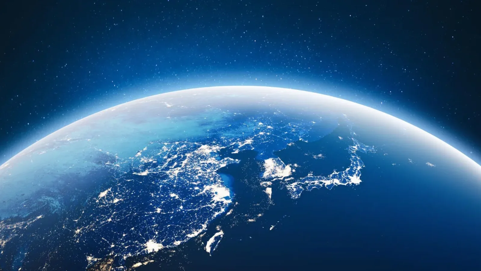 カスタマークラウドの都市インフラを俯瞰する空撮ビジュアル